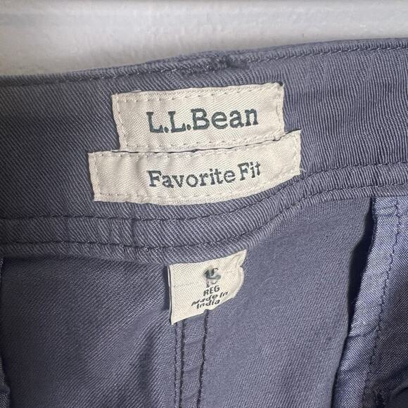 NWT L L Bean Women's Cropped Pants Gray Plus Sz 16 Organic Cotton Casual Outdoor - Picture 7 of 13